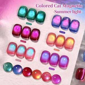 Colored Cat Magnetic Gel MY434 Summer Light 15ml Gel Nail Polish BORN PRETTY