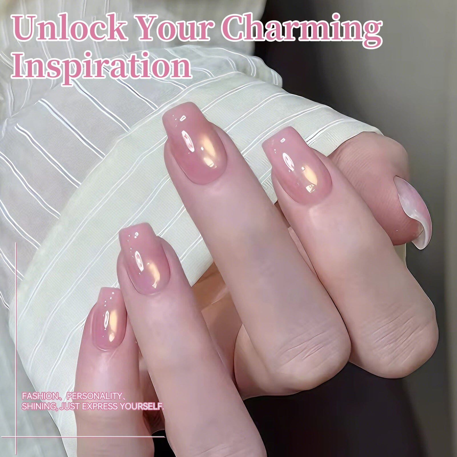 6 Colors Cat Magnetic Gel M54 Golden Chinchilla 7ml Gel Nail Polish BORN PRETTY