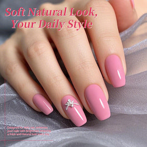 6 Colors Color Gel S44 Soft Pulse 7ml HEMA/TPO FREE Gel Nail Polish BORN PRETTY