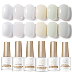 6 Colors Gel Set S51 Dancing Cloud 7ml Gel Nail Polish BORN PRETTY