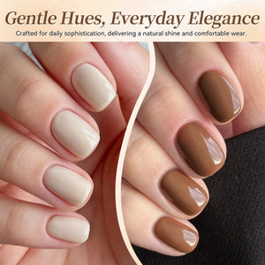6 Colors Gel Set S53 Haze Mountain 7ml Gel Nail Polish BORN PRETTY