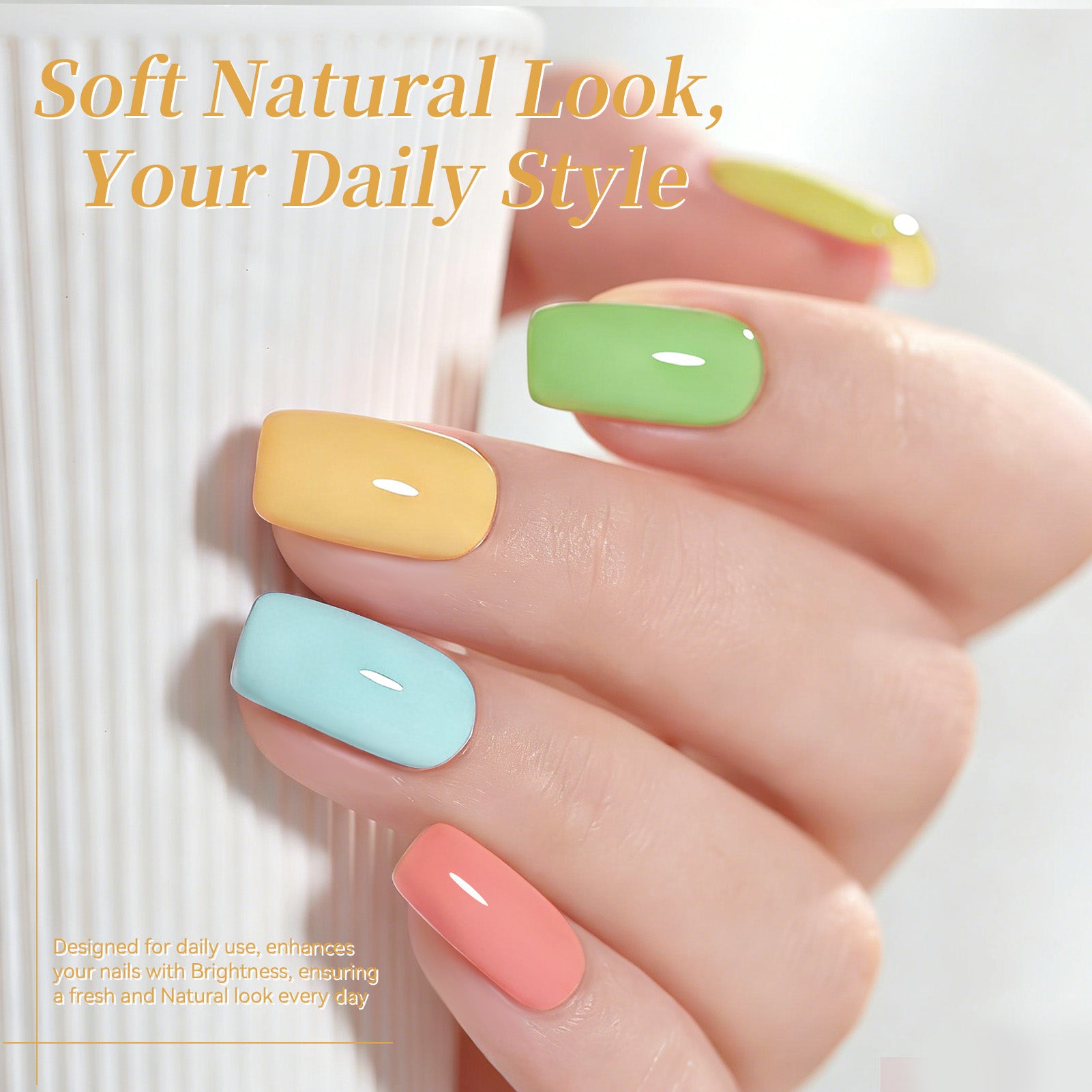 6 Bottles Color Gel Polish Set 7ml