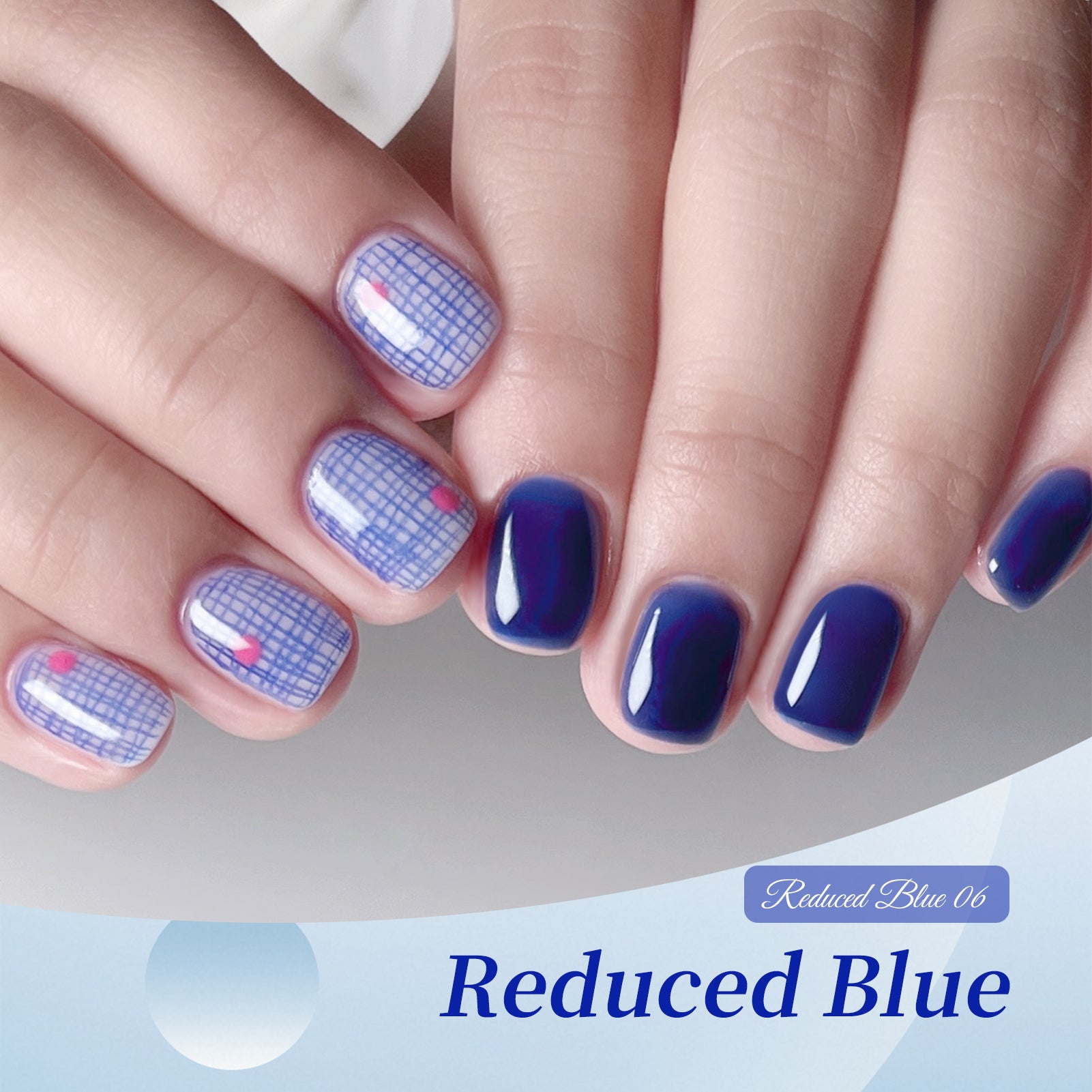 6 Colors Jelly Gel J55 Reduced Blue 7ml HEMA/TPO FREE