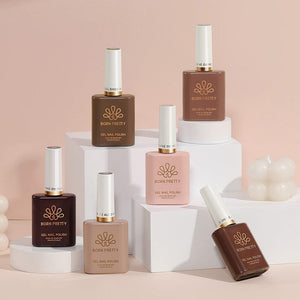 Nude Collection Color Nail Gel 15ml HEMA/TPO FREE Gel Nail Polish BORN PRETTY