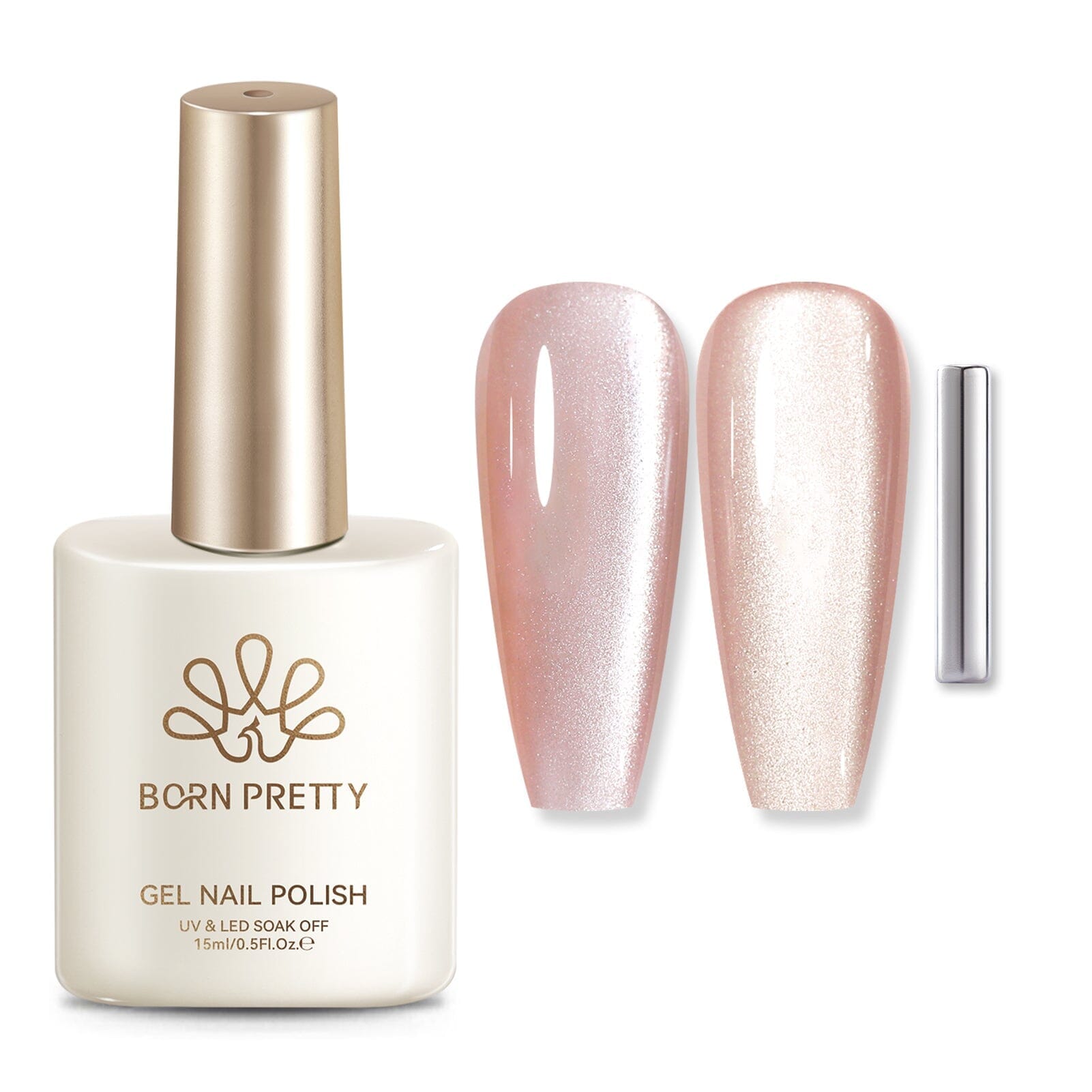 Moonlight Cat Magnetic Gel MY104 Pure Love 15ml Gel Nail Polish BORN PRETTY