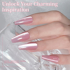 Moonlight Cat Magnetic Gel MY105 Pure Love 15ml Gel Nail Polish BORN PRETTY