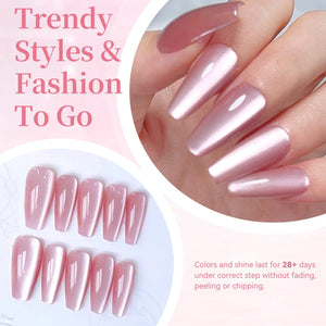 Moonlight Cat Magnetic Gel MY105 Pure Love 15ml Gel Nail Polish BORN PRETTY