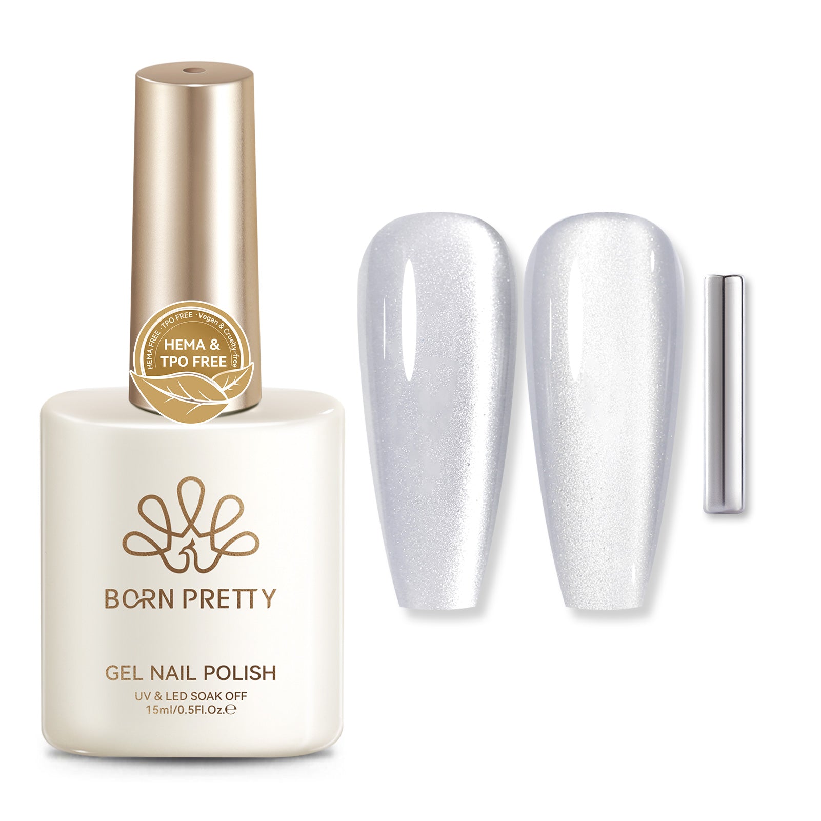 Moonlight Cat Magnetic Gel MY107 Pure Love 15ml HEMA/TPO FREE