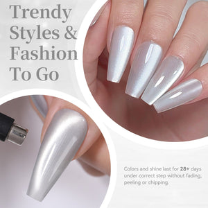 Moonlight Cat Magnetic Gel MY107 Pure Love 15ml Gel Nail Polish BORN PRETTY