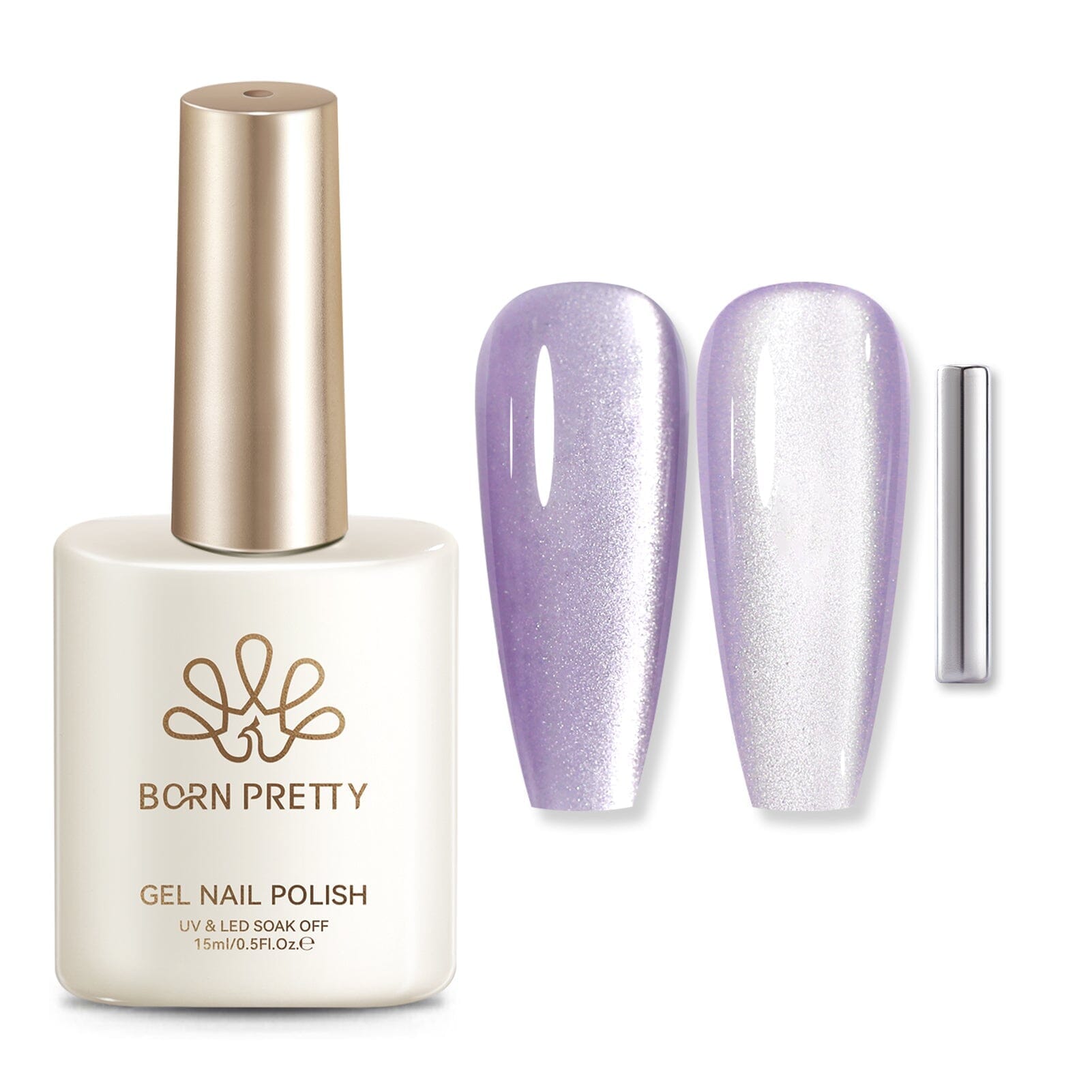 Moonlight Cat Magnetic Gel MY108 Pure Love 15ml Gel Nail Polish BORN PRETTY