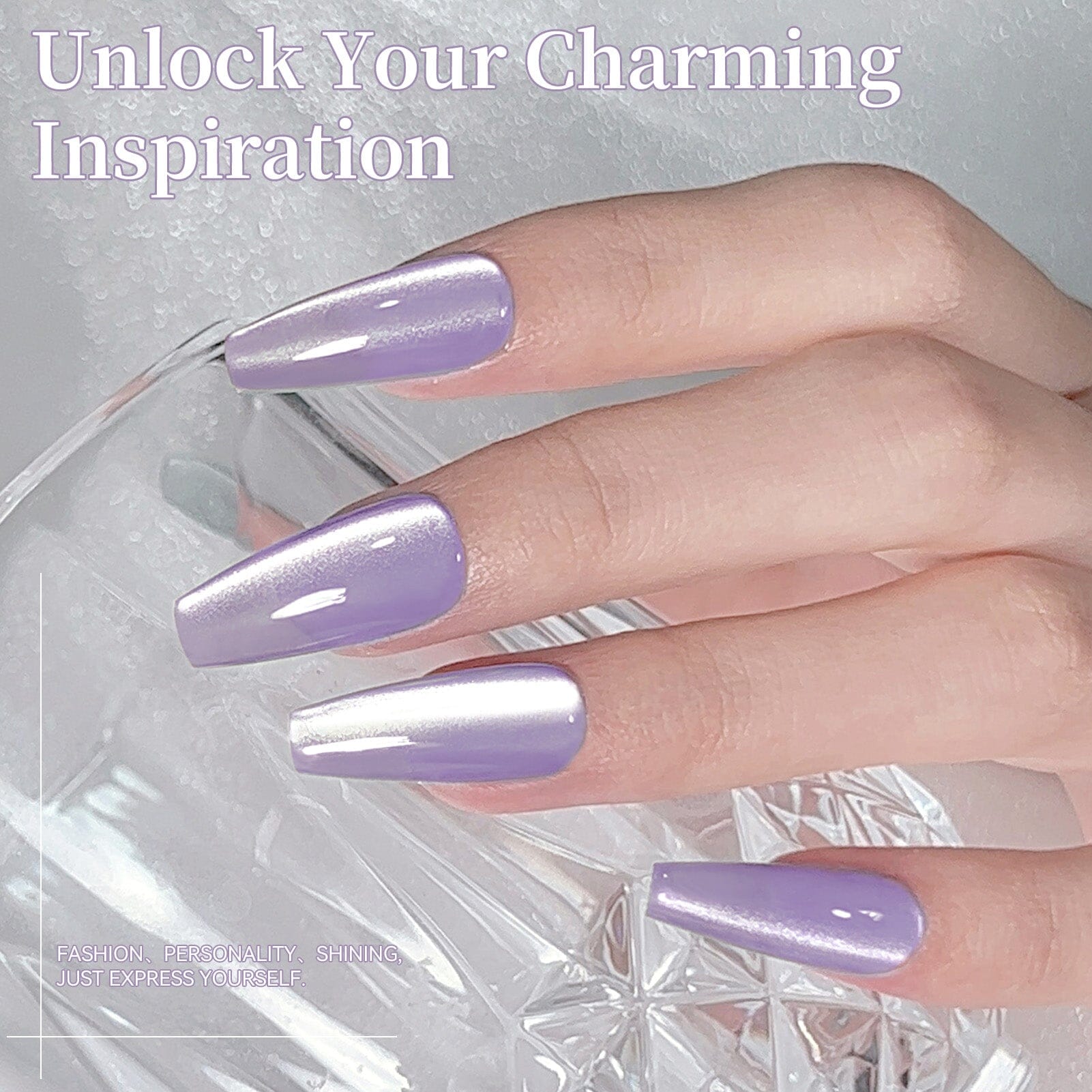 Moonlight Cat Magnetic Gel MY108 Pure Love 15ml Gel Nail Polish BORN PRETTY