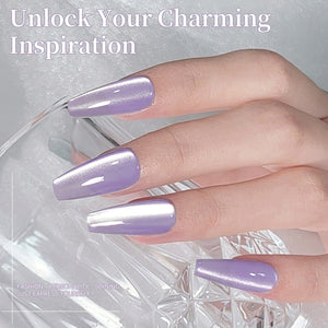 Moonlight Cat Magnetic Gel MY108 Pure Love 15ml Gel Nail Polish BORN PRETTY