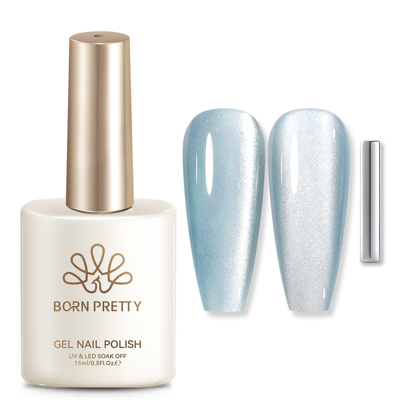 Moonlight Cat Magnetic Gel MY109 Pure Love 15ml Gel Nail Polish BORN PRETTY