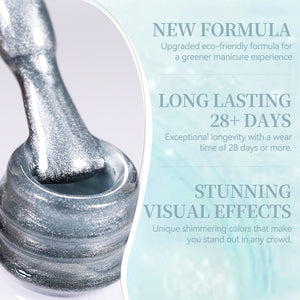 Moonlight Cat Magnetic Gel MY109 Pure Love 15ml Gel Nail Polish BORN PRETTY