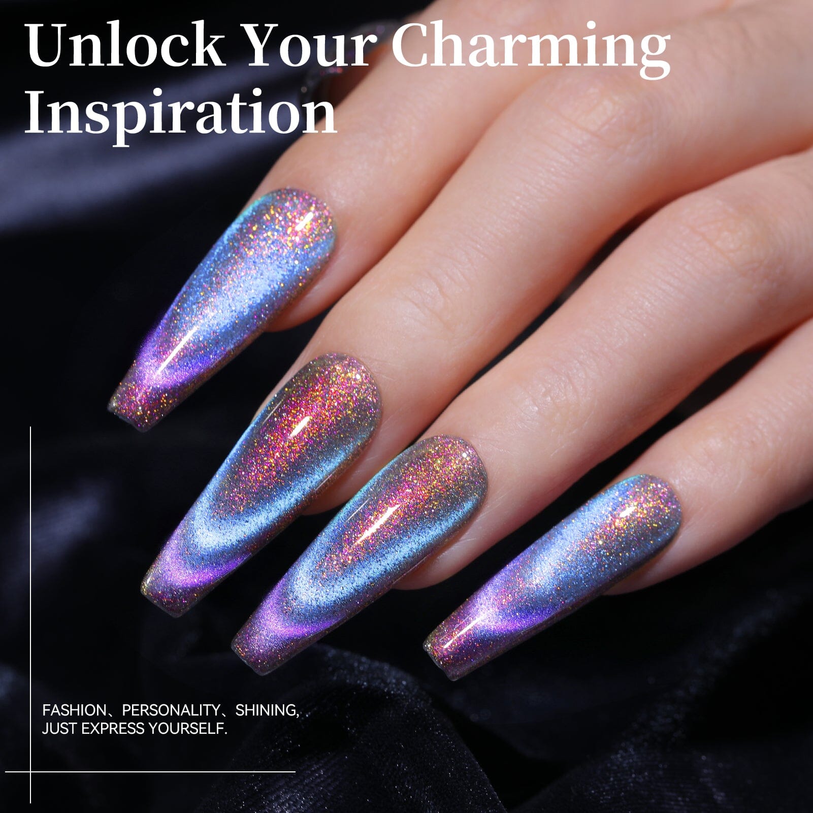 Colored Cat Magnetic Gel MY119 Reflective Glass 15ml Gel Nail Polish BORN PRETTY