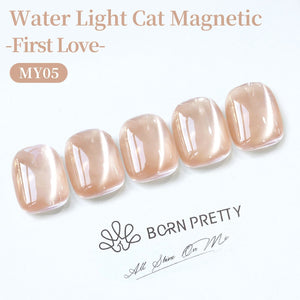 Water Light Cat Magnetic Gel MY05 First Love 15ml Gel Nail Polish BORN PRETTY
