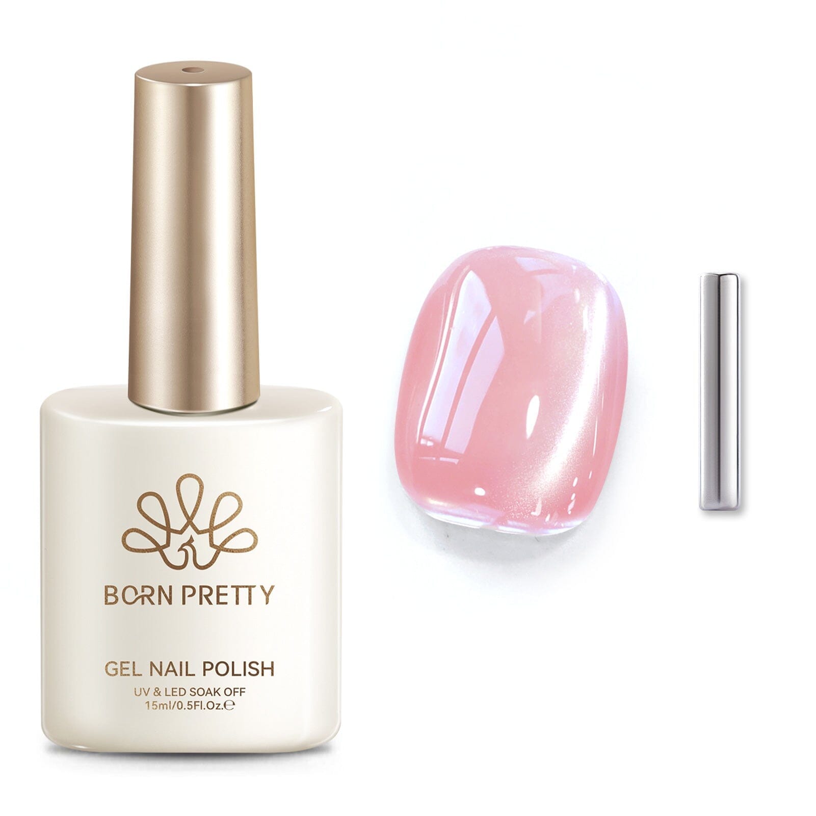 Water Light Cat Magnetic Gel MY06 First Love 15ml Gel Nail Polish BORN PRETTY