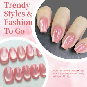 Glass Cat Magnetic Gel MY52 Freedom Land 15ml Gel Nail Polish BORN PRETTY