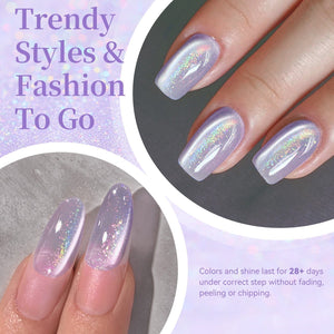 Rainbow Cat Magnetic Gel MY87 Star Island 15ml Gel Nail Polish BORN PRETTY