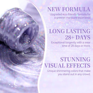 Rainbow Cat Magnetic Gel MY87 Star Island 15ml Gel Nail Polish BORN PRETTY