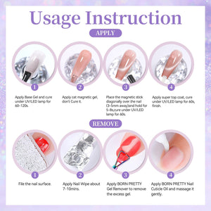 Cat Magnetic Gel 15ml Gel Nail Polish BORN PRETTY