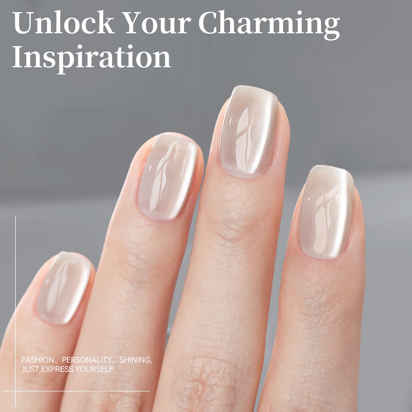 Glass Cat Magnetic Gel MY96 Honey Peach 15ml HEMA/TPO FREE