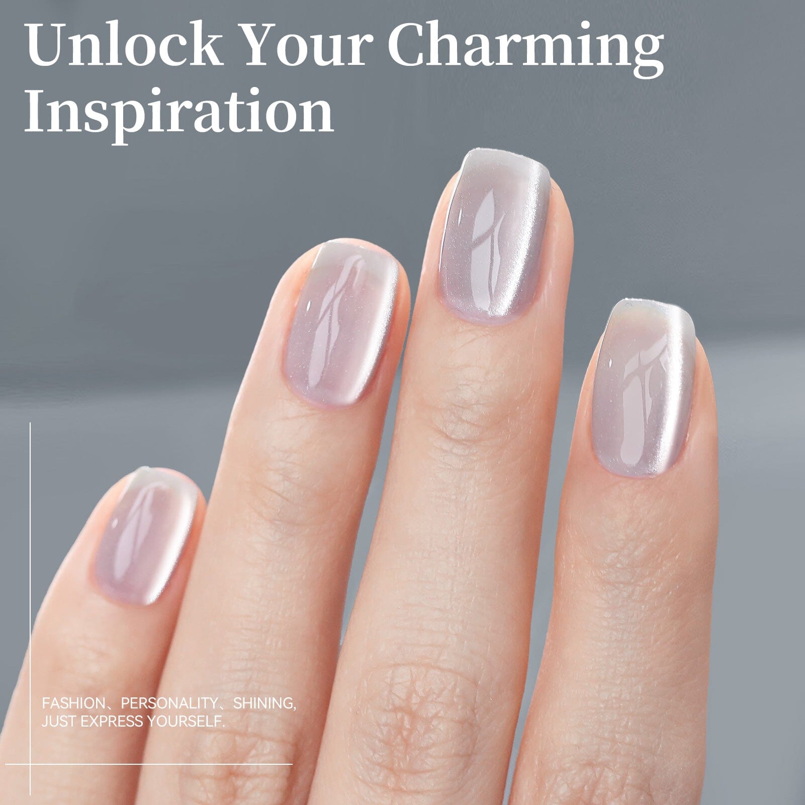 Glass Cat Magnetic Gel MY97 Honey Peach 15ml Gel Nail Polish BORN PRETTY