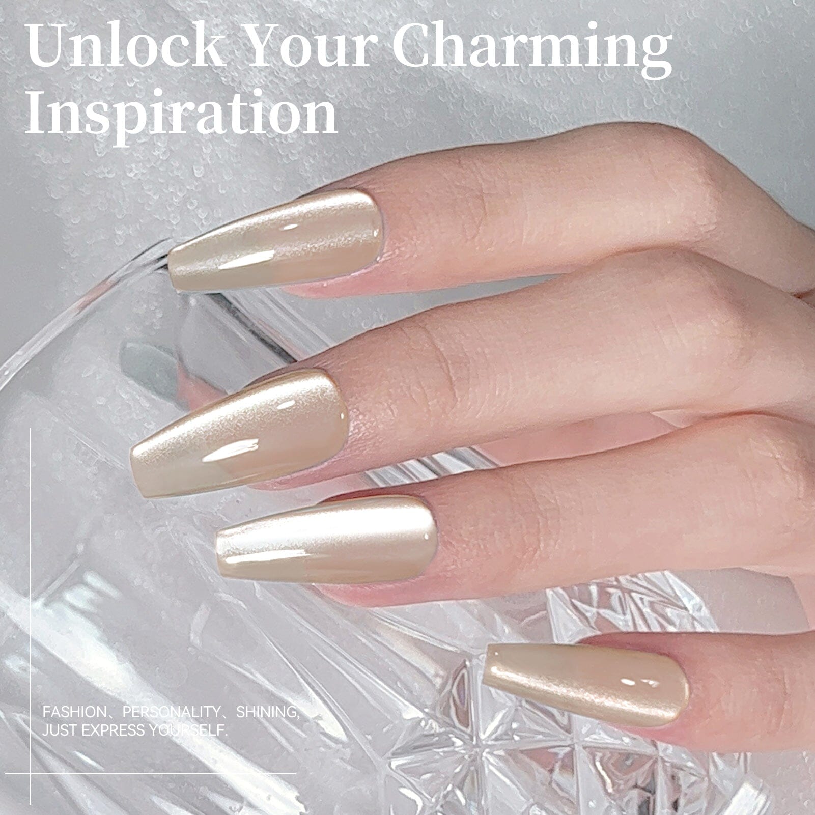 Moonlight Cat Magnetic Gel MY102 Pure Love 15ml Gel Nail Polish BORN PRETTY