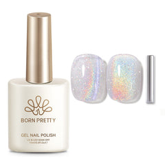 Reflective Cat Magnetic Gel MY495 Fantastic White 15ml Gel Nail Polish BORN PRETTY
