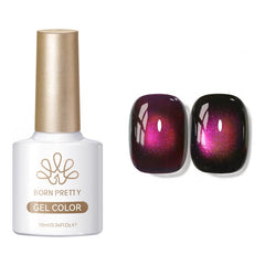 Colored Cat Magnetic Gel MY496 Mocha Rose 10ml Gel Nail Polish BORN PRETTY