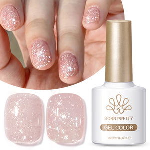 Reflective Gel SZ52 Galactic Pink 10ml Gel Nail Polish BORN PRETTY