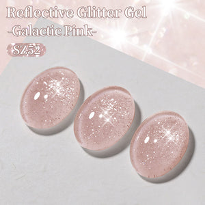 Reflective Gel SZ52 Galactic Pink 10ml Gel Nail Polish BORN PRETTY
