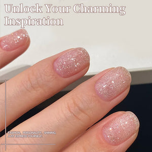 Reflective Gel SZ52 Galactic Pink 10ml Gel Nail Polish BORN PRETTY