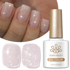 Reflective Gel SZ53 Sugar Veil 10ml Gel Nail Polish BORN PRETTY