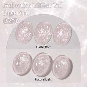 Reflective Gel SZ53 Sugar Veil 10ml Gel Nail Polish BORN PRETTY