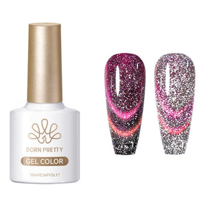 Reflective Cat Magnetic Gel MY518 Light Years Away 10ml Gel Nail Polish BORN PRETTY