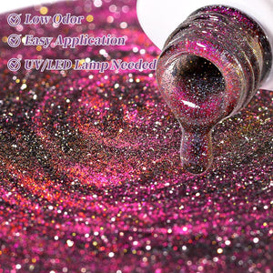 Reflective Cat Magnetic Gel MY517 Light Years Away 10ml Gel Nail Polish BORN PRETTY