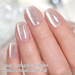 Crystal Cat Magnetic Gel MY520 Bubbly 10ml Gel Nail Polish BORN PRETTY