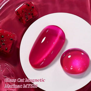 Glass Cat Magnetic Gel MY528 Marina 10ml Gel Nail Polish BORN PRETTY