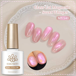 Glass Cat Magnetic Gel MY541 Sweet Whisper 10ml Gel Nail Polish BORN PRETTY