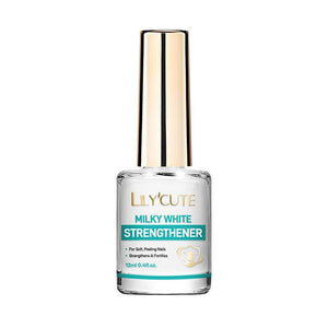 Milky White Strengthener 12ml Nail Polish LILYCUTE