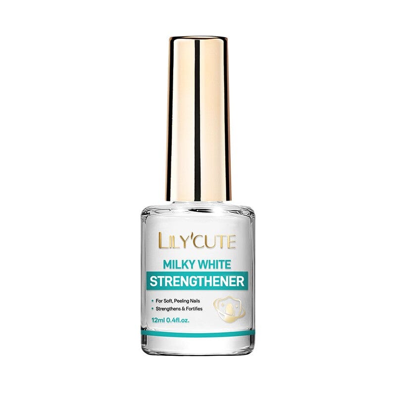 Milky White Strengthener 12ml Nail Polish LILYCUTE