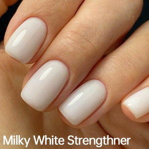 Milky White Strengthener 12ml Nail Polish LILYCUTE
