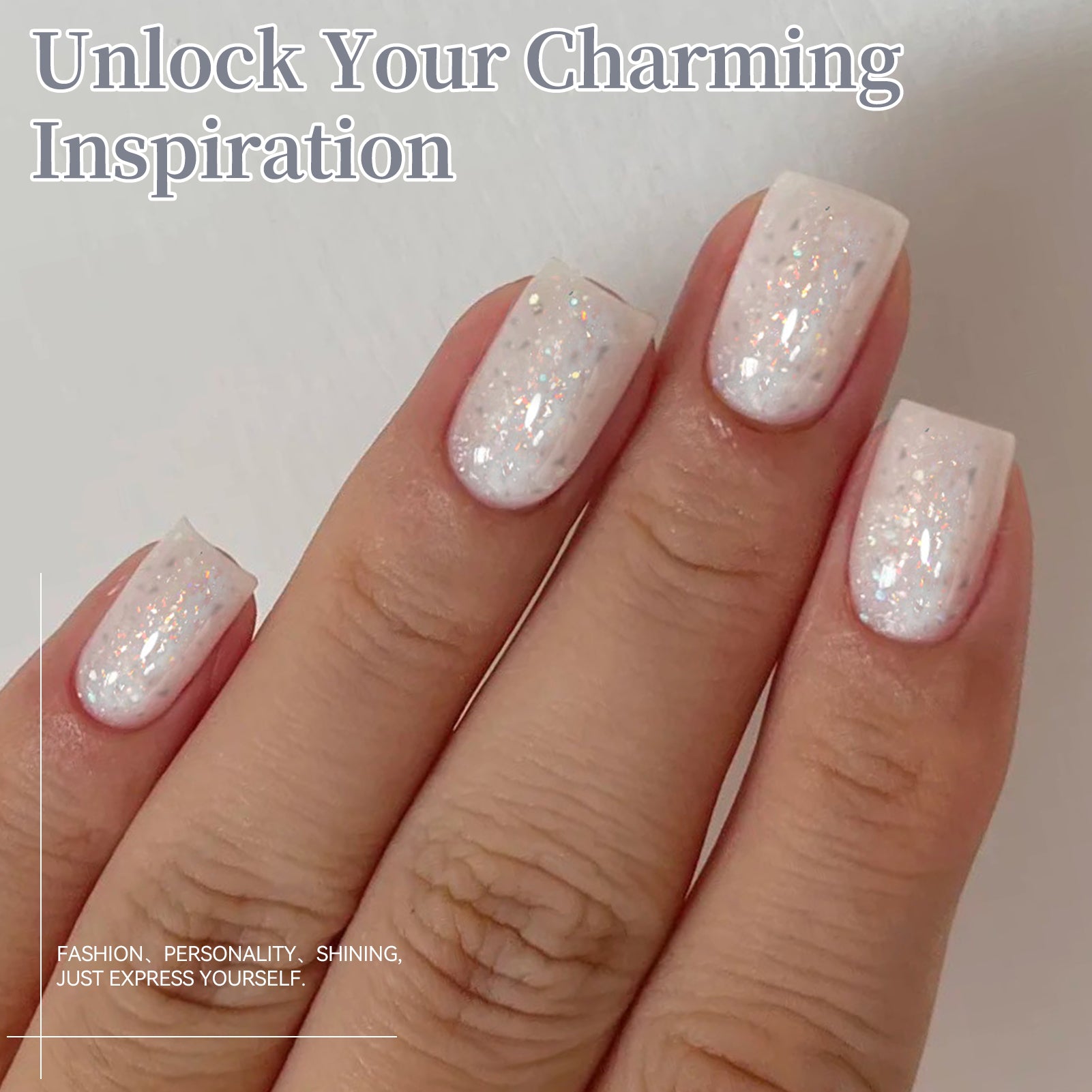 Sequins Jelly Gel TS32 Frost Shard 15ml HEMA/TPO FREE