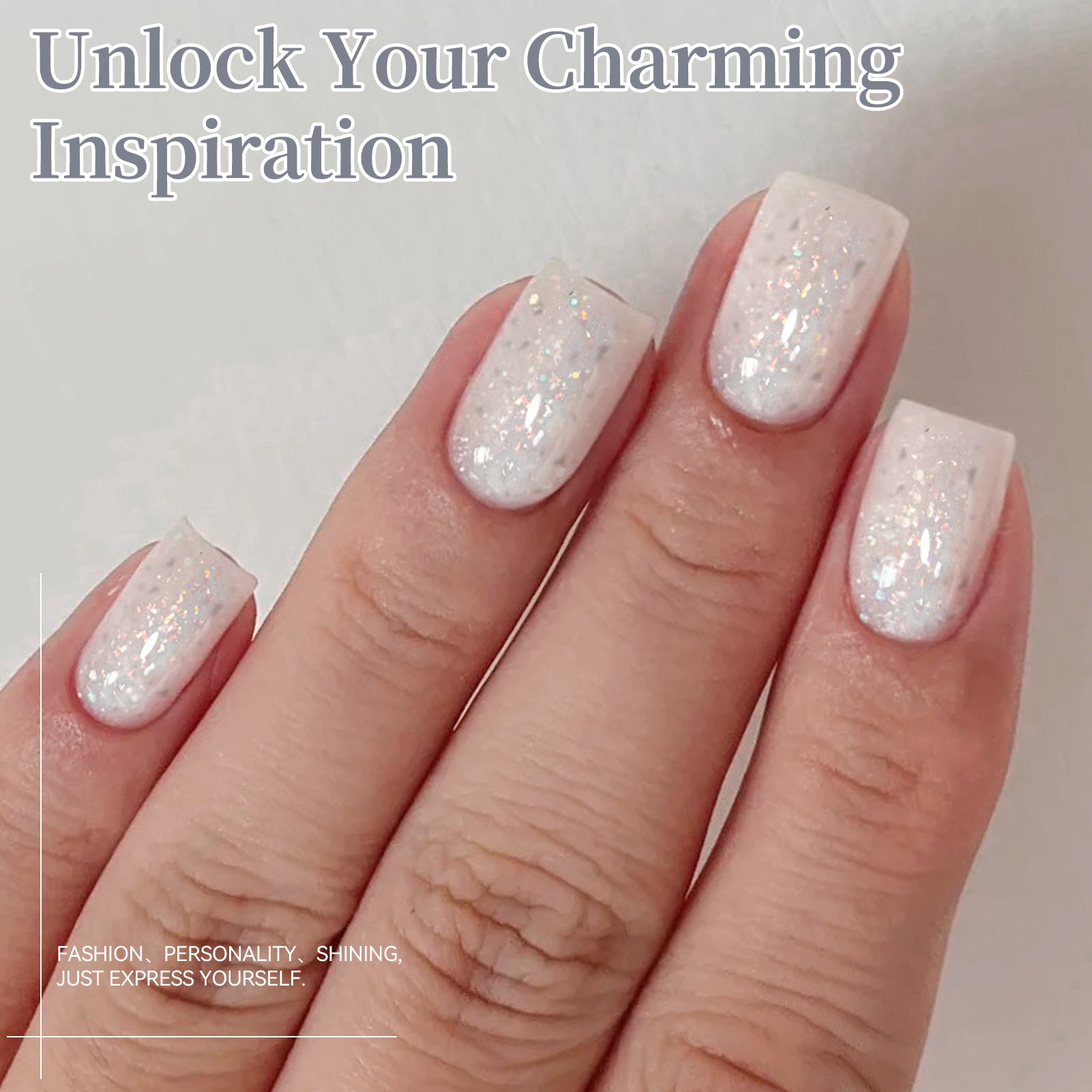 Sequins Jelly Gel TS32 Frost Shard 15ml HEMA/TPO FREE