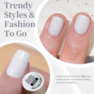 Sequins Jelly Gel TS32 Frost Shard 15ml Gel Nail Polish BORN PRETTY