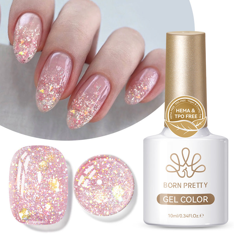 Sequins Jelly Gel JN93 Fairy Dus 10ml HEMA/TPO FREE