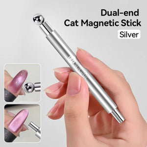 Cylindrical & Round Ball Nail Magnet Pen Tools & Accessories UR SUGAR Silver