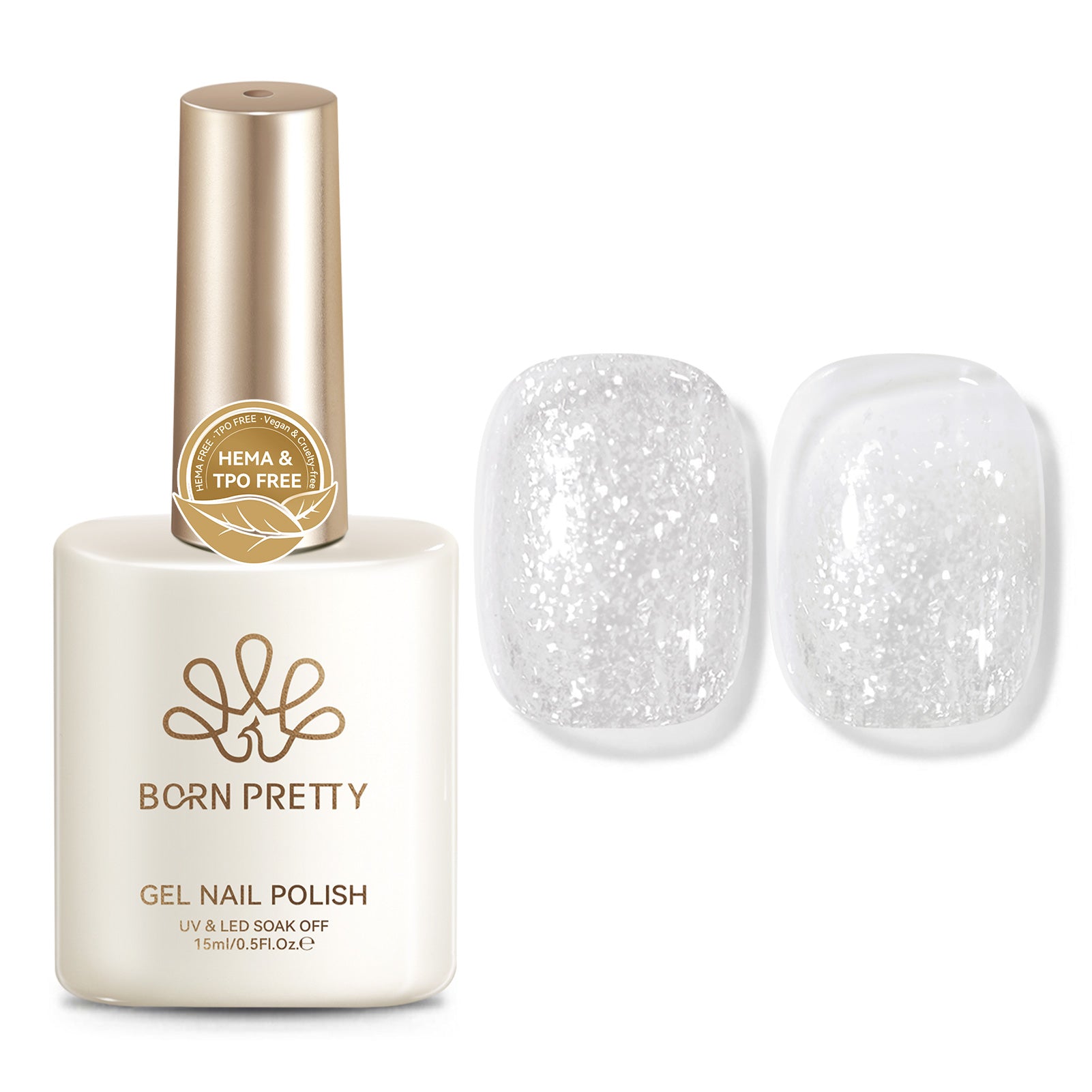 Sequins Jelly Gel TS34 Fluttering Flakes 15ml HEMA/TPO FREE