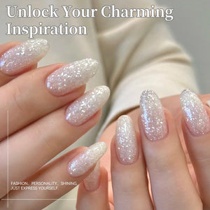 Sequins Jelly Gel TS34 Fluttering Flakes 15ml Gel Nail Polish BORN PRETTY